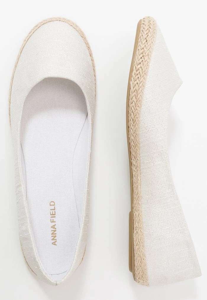 Ballerine ANNA FIELD Anna Field Espadrilles Argent Femme | UHK-5319419